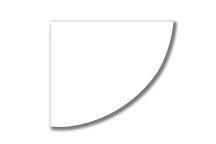 Tema White Corner Shelf Kit 200 X 200 X 16