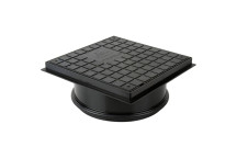 Pvc Access Junction  Frame & Cover Black