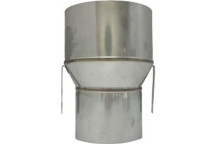 S/S Flue Clay Adaptor 8\" - 5\" (Reducer 200 - 125mm) Clay Pot