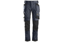 Snickers All Round Stretch Trousers Steel Navy / Black Size 50