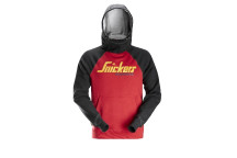 Logo Hoodie Red And Black Xl