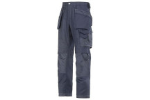 Snickers Canvas+ Trousers Navy W35\" L30\"