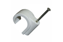 Pvc Nail Pipe Clip 22mm - Each