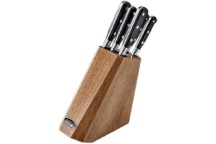 Stellar Sabatier Is Knife Block Set 5Pc Wood