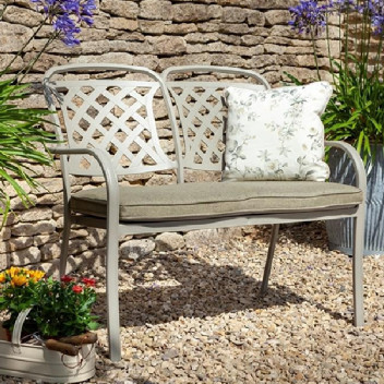 Berkeley Cast Aluminium 2 Seater Bench