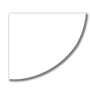 Tema White Corner Shelf Kit 300 X 300 X 16