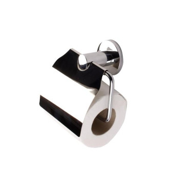 Tema Malmo Toilet Roll Holder With Lid Chrome