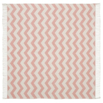 Scatterbox Ziggy 127X178cm Blush / Grey Throw