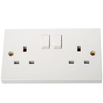 2 Gang Switched Socket 13 Amp
