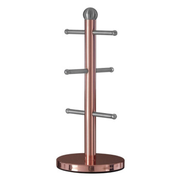 Brushed 6 Cup Mug Tree