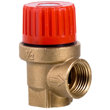 Red Top 3 Bar Safety Valve 1/2\"