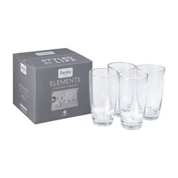 Denby Elements Large Tumbler Set - 4 Pack