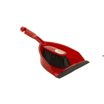 Dust Pan & Brush Set Burgandy