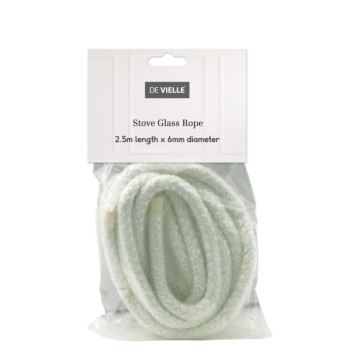 De Vielle Stove Glass Rope 2.5M X 6mm