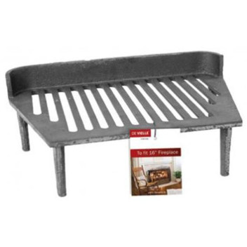 De Vielle Lipped Fire Grate 16\"