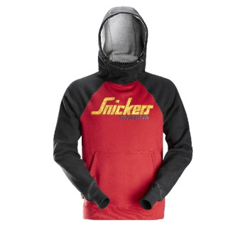 Logo Hoodie Red And Black Xl