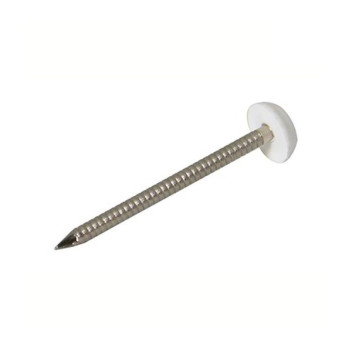 White  Polytop Pins 40mm  ( Box 250)