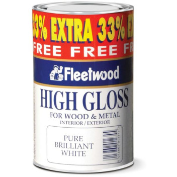 Fleetwood High Gloss 750ml + 1/3 Free White