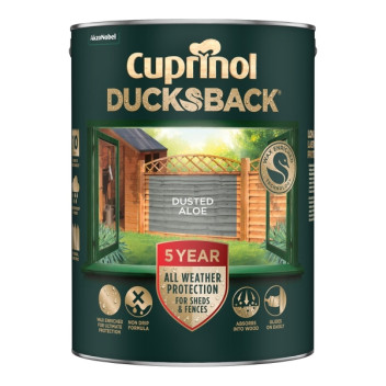 Cuprinol Ducksback 5 Year Dusted Aloe 5L