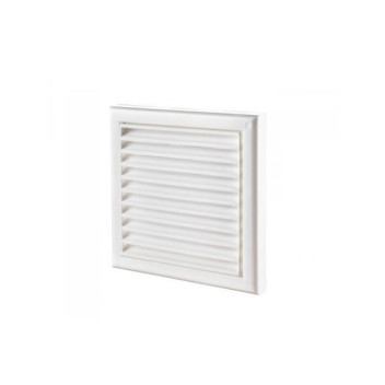 Louvre Wall Vent 4\" White