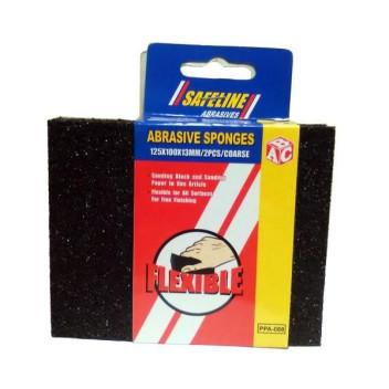 Safeline Abrasive Sponges Coarse - 2 Pack