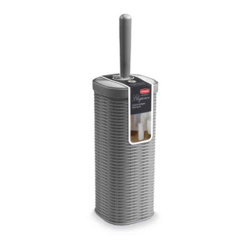 Elegance Toilet Brush Set - Light Grey
