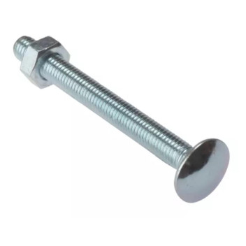 Carriage Bolt Zp M10X130 Bag 10