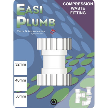 Easi Plumb 1 1/4\" Straight Coupling
