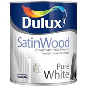 Dulux Satinwood Pure White 750ml