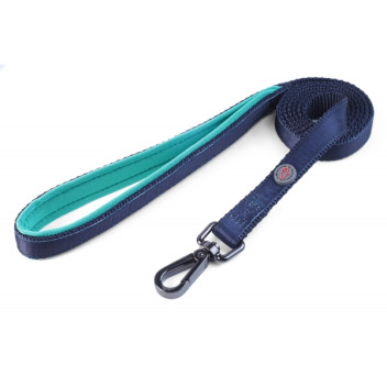 Uber-Activ Navy Padded Dog Lead - M