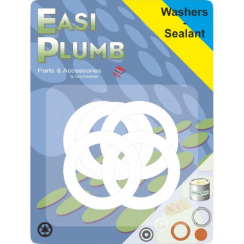 Pk/5 1\" Pvc Washers