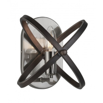 Hoopla 1Lt Wall Light Pewter
