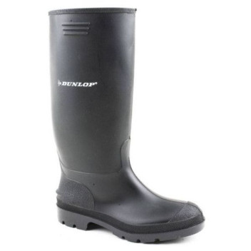 Dunlop Edmar Black Wellingtons 44   ( Size 10 )