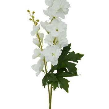 Fiori 90cm Delphinium Spike - White