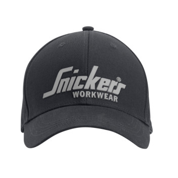 Snickers Logo Baseball Cap Black