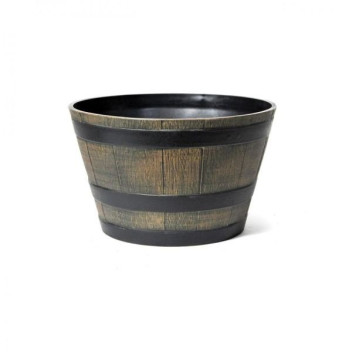 Resin Barrel Full Planter 51cm