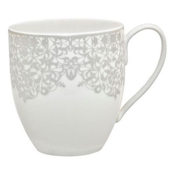 Denby Monsoon Filigree Silver Mug Large
