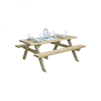 Wooden Combi Picnic Bench