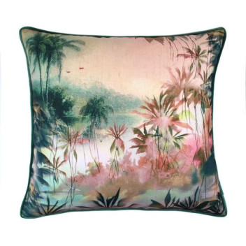Babylon 45x45cm Teal/Blush