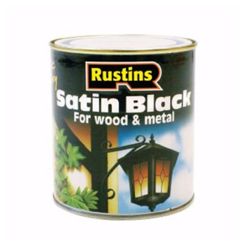 Rustins Q/D Satin Black 250Ml