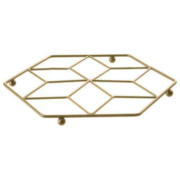 Vertex Contour Trivet Matt Gold