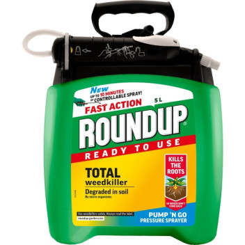 Roundup Total Fast Action Pump \'N Go Pump 5Lt