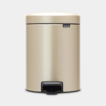 Brabantia New Icon Pedal Bin 5L Champagne