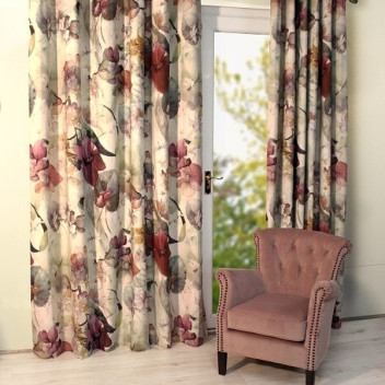 Scatterbox Noa Purple Curtain 75 X 90\"