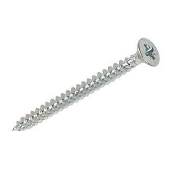 Yellow Chip Board Screw Pozi M4 X 40mm - 200 pack