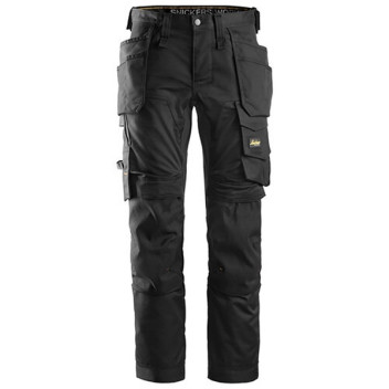 Snickers Stretch Trousers Black Size 46