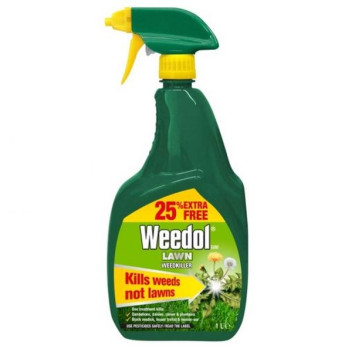 Weedol Lawn Weedkiller Gun 800ml +25% Foc/  5.06
