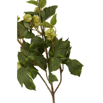 Fiori 88cm Pale Lime Hops Spray Foliage - Green