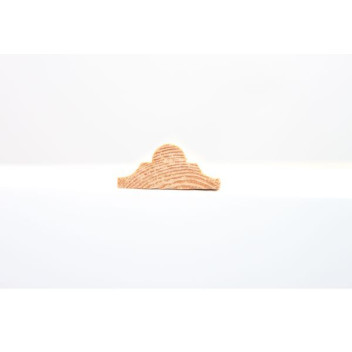 Astragal Whitewood 22 Mm X 11Mm