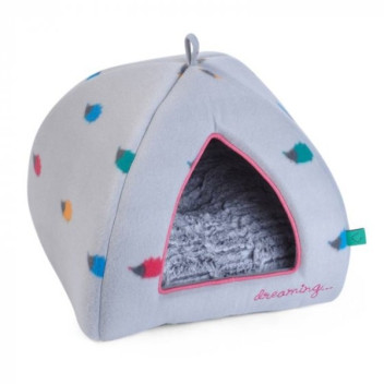 Hoglets Dreaming Cat Igloo - 40 X 40 X 35cm